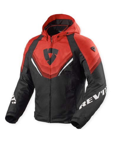 CHAQUETA REVIT QUANTUM 3 H2O BLACK/RED