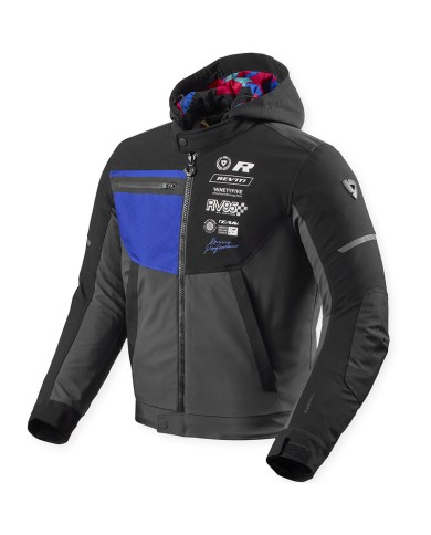 CHAQUETA REVIT HASTE H2O BLACK/BLUE