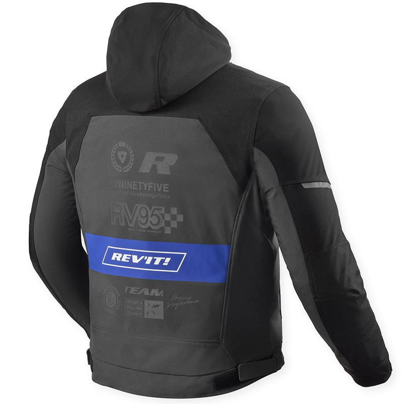 CHAQUETA REVIT HASTE H2O BLACK/BLUE