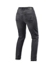 PANTALONES VAQUEROS REVIT MOTO 2 SLIM L32 LADY DARK BLACK