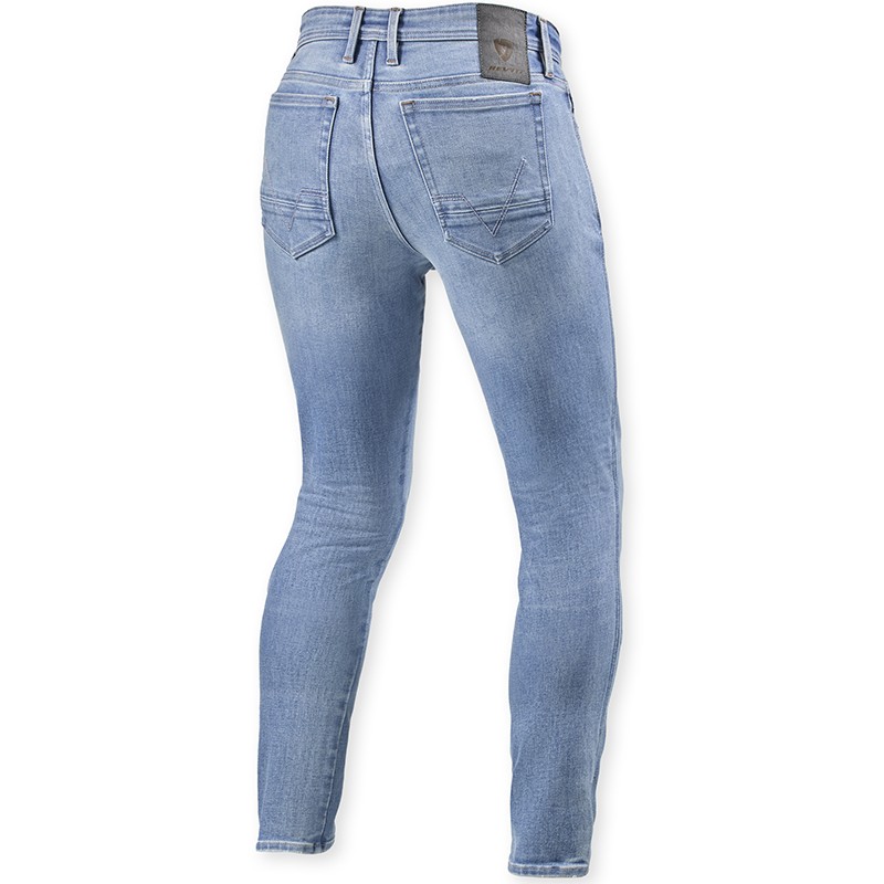 PANTALONES VAQUEROS REVIT PISTON 3 SKINNY FIT L34 LIGHT BLUE VINTAGE