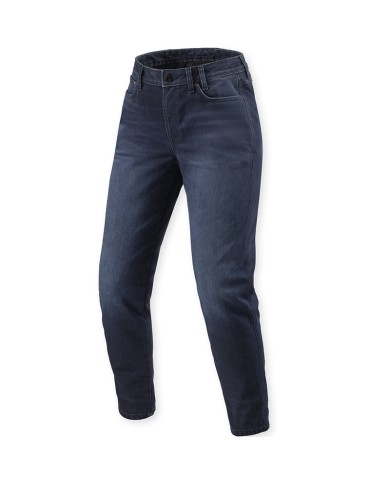 PANTALONES VAQUEROS REVIT HARPER TAPERED L32 LADY DARK BLUE USED