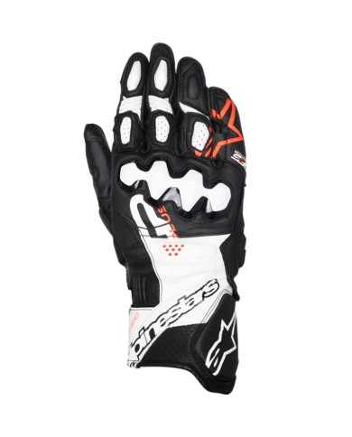 GUANTES ALPINESTARS GP PLUS R V3 BLACK/WHITE/FLUO RED