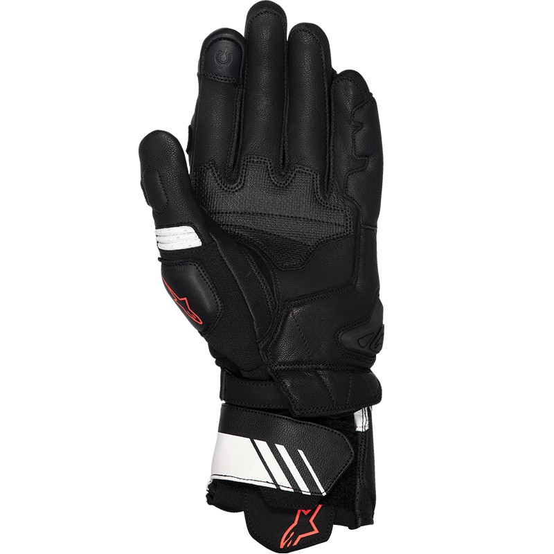 GUANTES ALPINESTARS GP PLUS R V3 BLACK/WHITE/FLUO RED