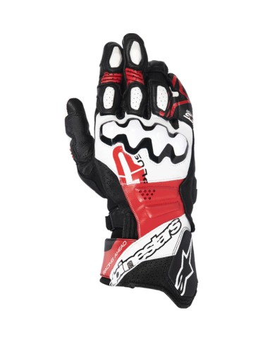 GUANTES ALPINESTARS GP PLUS R V3 BLACK/WHITE/BRIGHT RED
