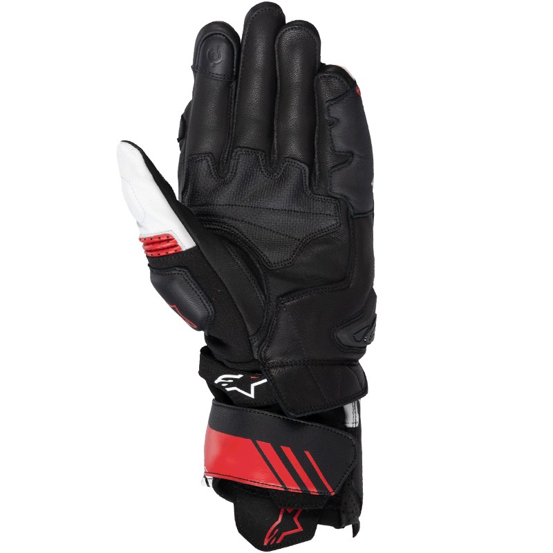 GUANTES ALPINESTARS GP PLUS R V3 BLACK/WHITE/BRIGHT RED