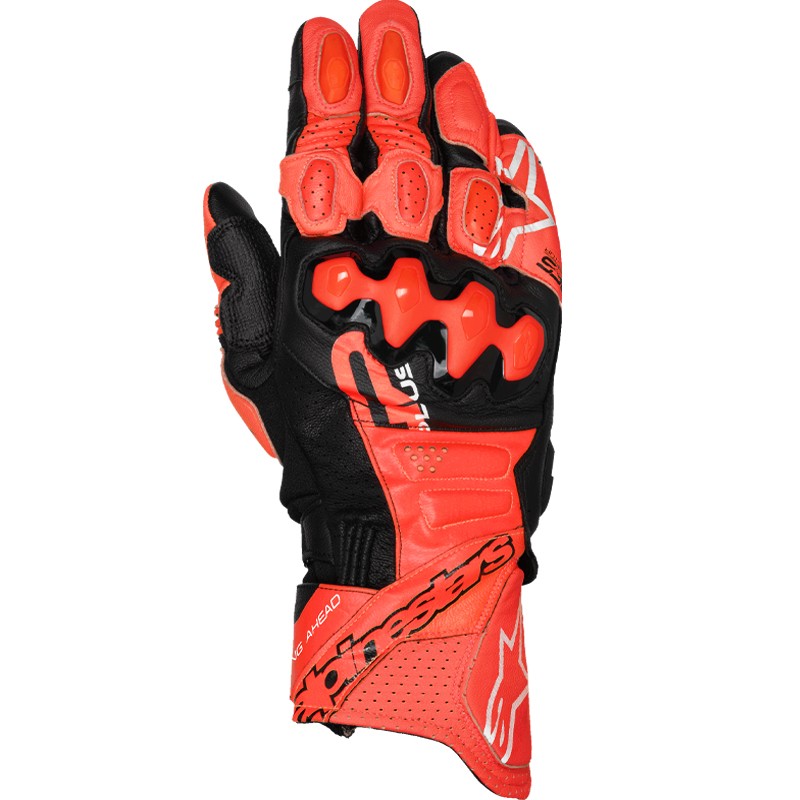 GUANTES ALPINESTARS GP PLUS R V3 BRIGHT RED/FLUO RED/BLACK
