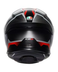 CASCO AGV K6 S KARVE MATT BLACK/WHITE/RED