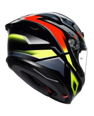 CASCO AGV K6 S ERAZER BLACK/RED/YELLOW FLUO