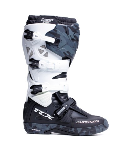BOTAS TCX COMP EVO 2 MICHELIN BLACK/WHITE/CAMO