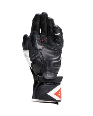 GUANTES DAINESE FIERO METAL BLACK/WHITE/RED FLUO