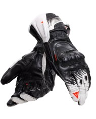 GUANTES DAINESE FIERO METAL BLACK/WHITE/RED FLUO