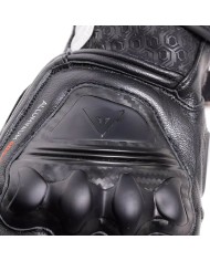 GUANTES DAINESE FIERO METAL BLACK/WHITE/RED FLUO