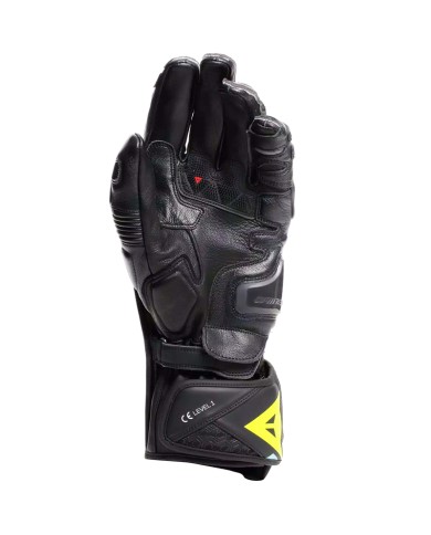 GUANTES DAINESE FIERO METAL BLACK/WATER/YELLOW FLUO