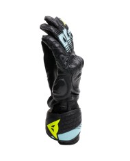 GUANTES DAINESE FIERO METAL BLACK/WATER/YELLOW FLUO