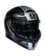 CASCO AGV STREETMODULAR LEDRO MATT BLACK/GREY