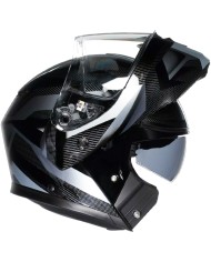 CASCO AGV STREETMODULAR LEDRO MATT BLACK/GREY