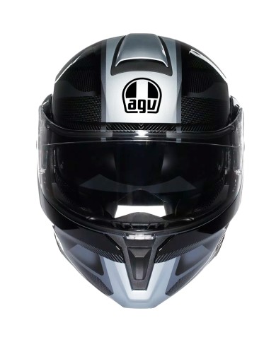 CASCO AGV STREETMODULAR LEDRO MATT BLACK/GREY
