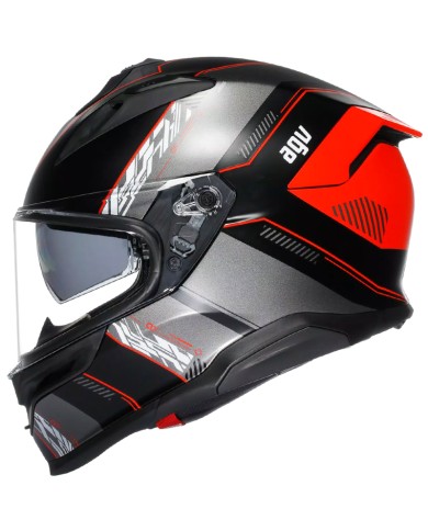 CASCO AGV K7 KYBER MATT BLACK/RED
