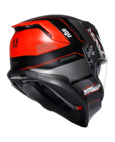 CASCO AGV K7 KYBER MATT BLACK/RED