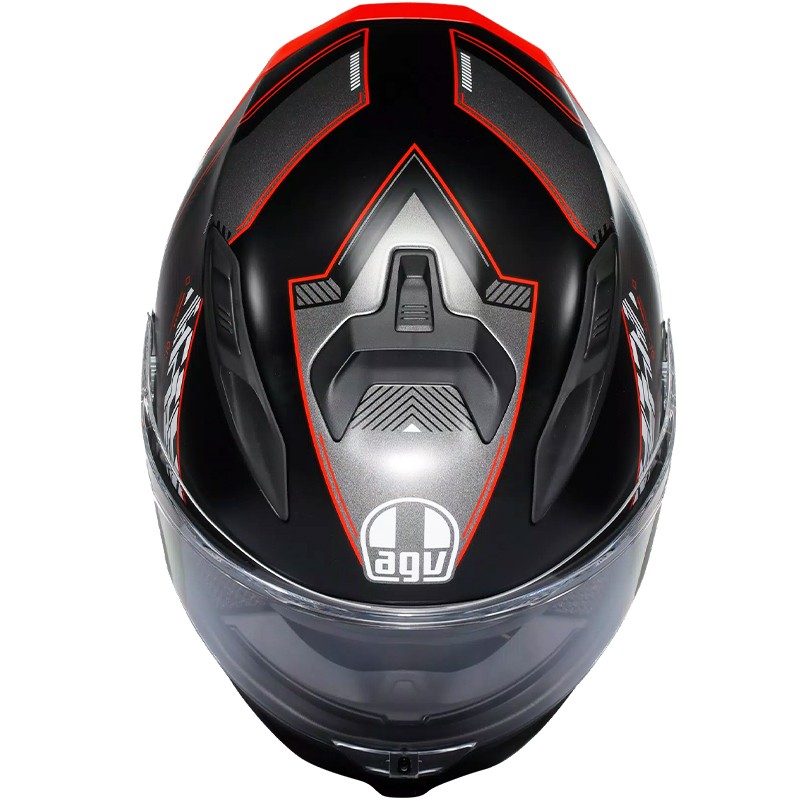 CASCO AGV K7 KYBER MATT BLACK/RED