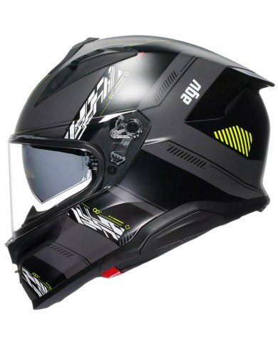 CASCO AGV K7 KYBER MATT GREY/YELLOW FLUO