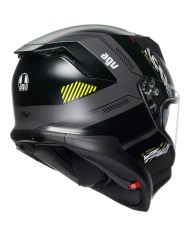 CASCO AGV K7 KYBER MATT GREY/YELLOW FLUO