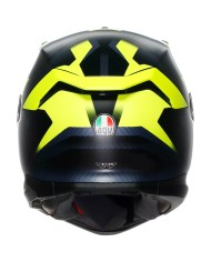 CASCO AGV K7 GLIMPSE MATT BLACK/YELLOW FLUO