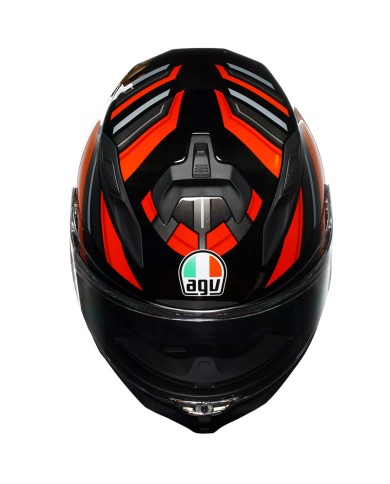 CASCO AGV K7 TAURAX BLACK/RED