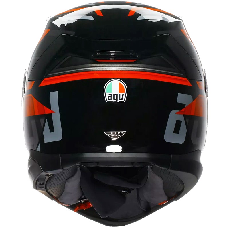 CASCO AGV K7 TAURAX BLACK/RED