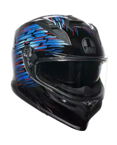 CASCO AGV K7 GENISYS MATT BLACK/BLUE/GREY