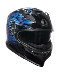 CASCO AGV K7 GENISYS MATT BLACK/BLUE/GREY