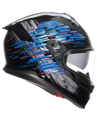 CASCO AGV K7 GENISYS MATT BLACK/BLUE/GREY