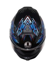 CASCO AGV K7 GENISYS MATT BLACK/BLUE/GREY