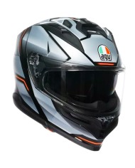 CASCO AGV K7 JAEGER BLACK/SILVER