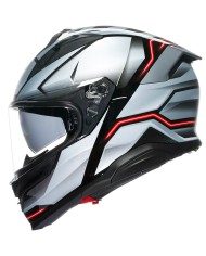 CASCO AGV K7 JAEGER BLACK/SILVER