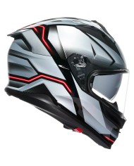 CASCO AGV K7 JAEGER BLACK/SILVER