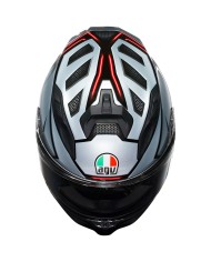 CASCO AGV K7 JAEGER BLACK/SILVER