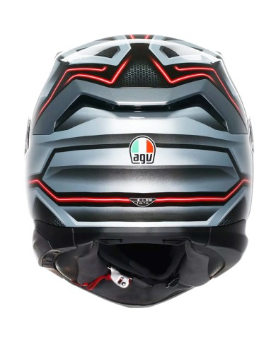 CASCO AGV K7 JAEGER BLACK/SILVER