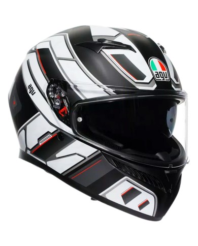 CASCO AGV K3 RIVIA MATT BLACK/WHITE