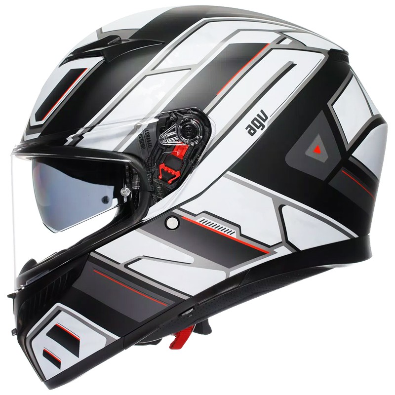 CASCO AGV K3 RIVIA MATT BLACK/WHITE