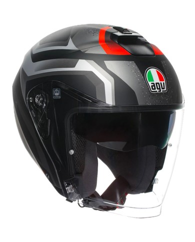 CASCO AGV IRIDES ZURIGO MATT BLACK/GREY