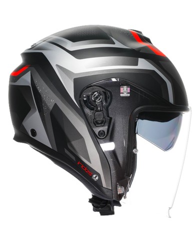 CASCO AGV IRIDES ZURIGO MATT BLACK/GREY