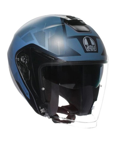 CASCO AGV IRIDES TRIESTE MATT BLUE/GREY