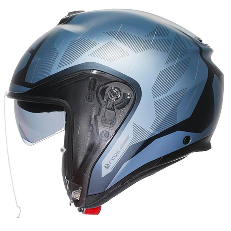CASCO AGV IRIDES TRIESTE MATT BLUE/GREY