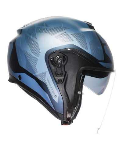 CASCO AGV IRIDES TRIESTE MATT BLUE/GREY