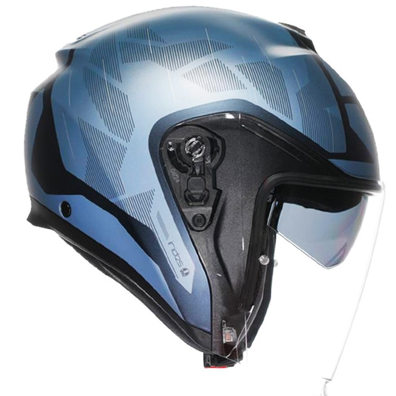 CASCO AGV IRIDES TRIESTE MATT BLUE/GREY
