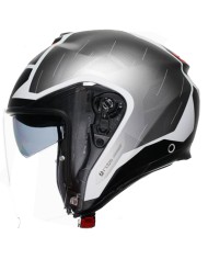 CASCO AGV IRIDES TRIESTE BLACK/WHITE/RED