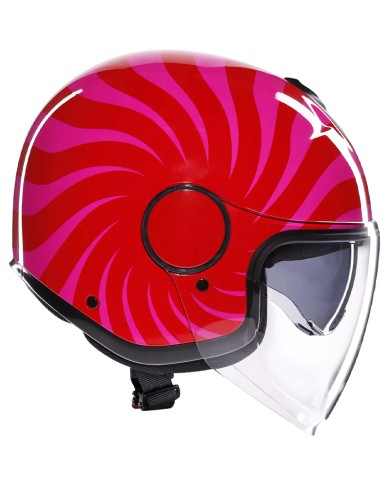 CASCO AGV ETERES TROPEA RED/PINK