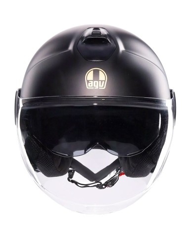 CASCO AGV ETERES PONZA MATT BLACK/GOLD